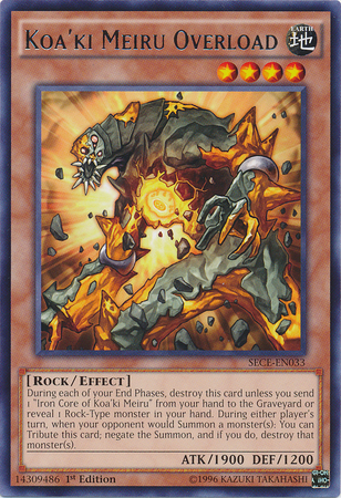 Koa'ki Meiru Overload [SECE-EN033] Rare 