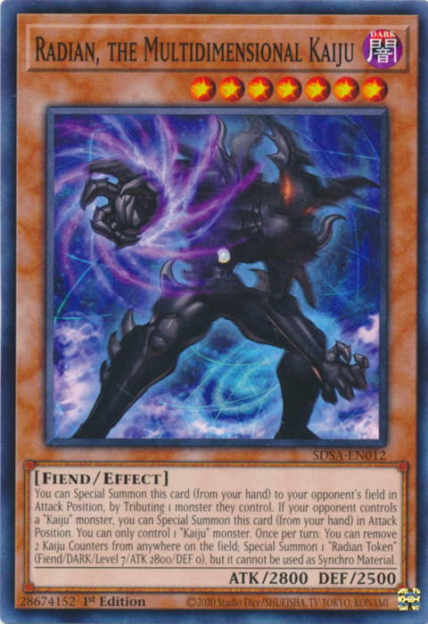 Radian, the Multidimensional Kaiju [SDSA-EN012] Common 