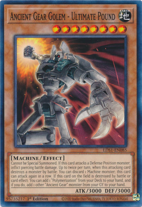 Ancient Gear Golem - Ultimate Pound [LDS1-EN085] Common 