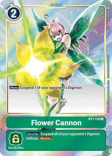 Flower Cannon [BT1-110] (Alternate Art) [Release Special Booster Ver.1.0] 