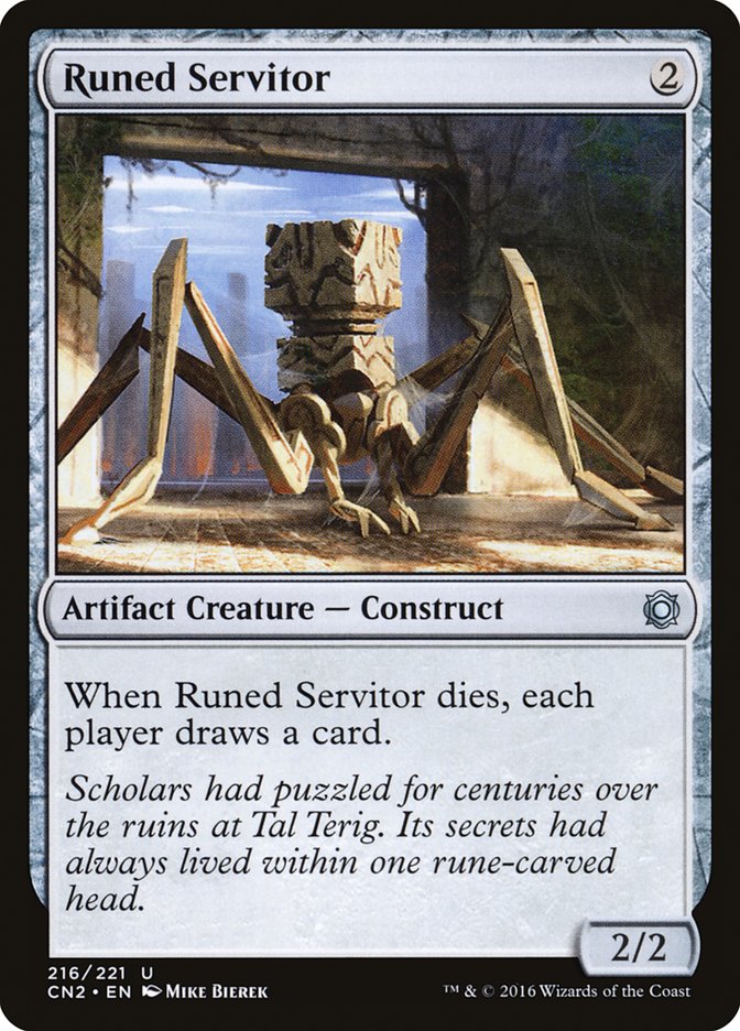 Runed Servitor [Conspiracy: Take the Crown] 