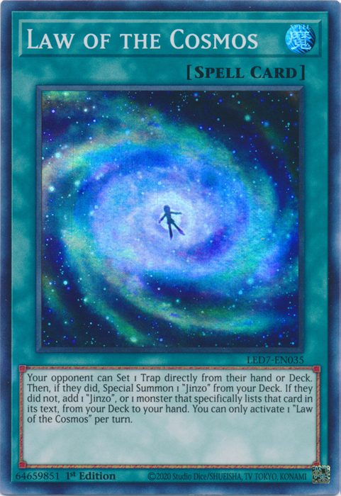 Law of the Cosmos [LED7-EN035] Super Rare 