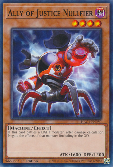 Ally of Justice Nullfier [HAC1-EN080] Common 