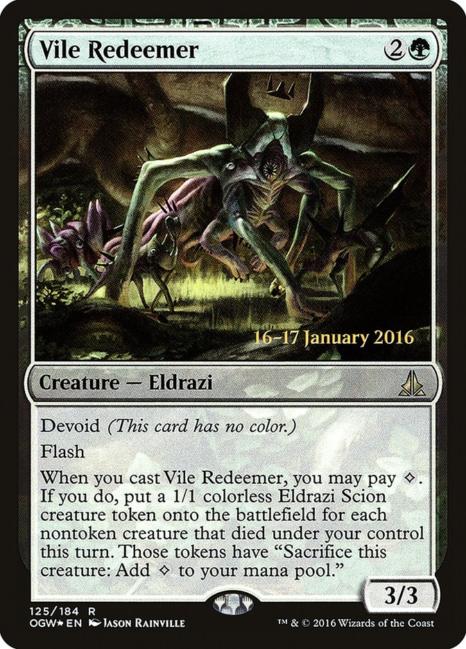 Vile Redeemer [Oath of the Gatewatch Prerelease Promos] 