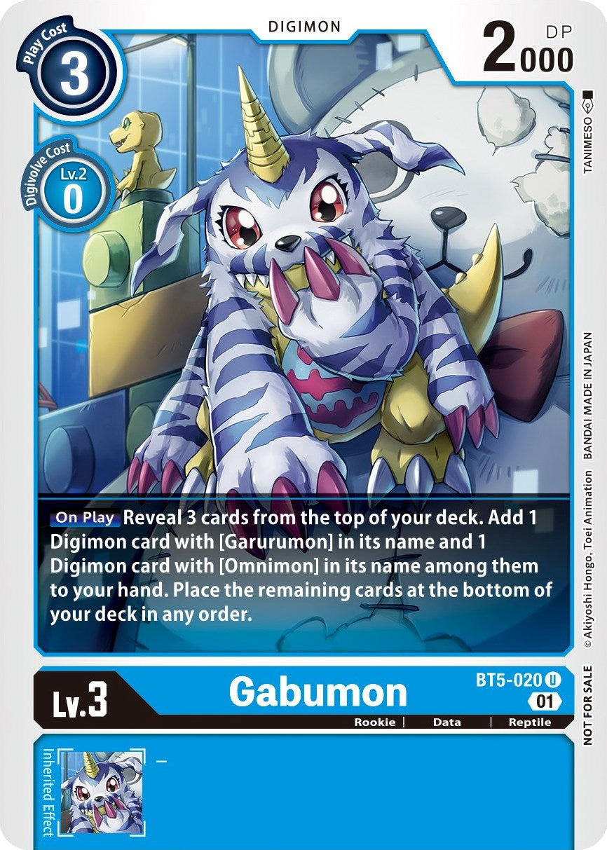 Gabumon [BT5-020] (Winner Pack New Awakening) [Battle of Omni] 