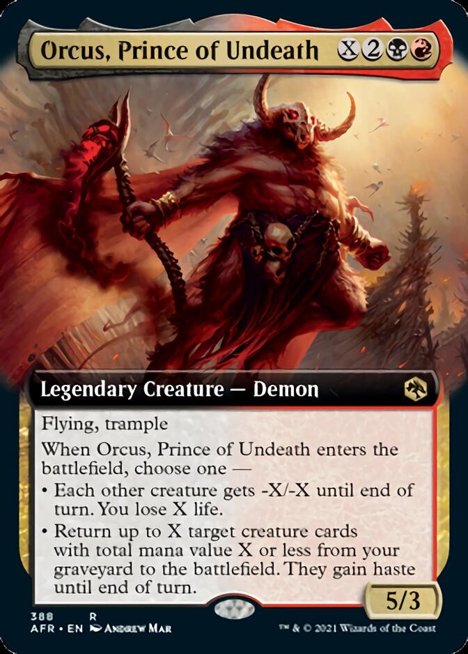 Orcus, Prince of Undeath (Extended Art) [Dungeons & Dragons: Adventures in the Forgotten Realms] 