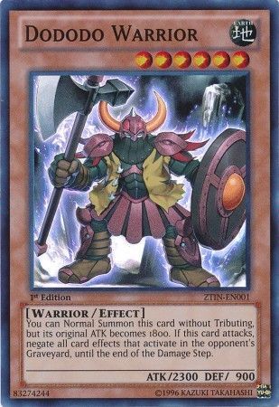 Dododo Warrior [ZTIN-EN001] Super Rare 