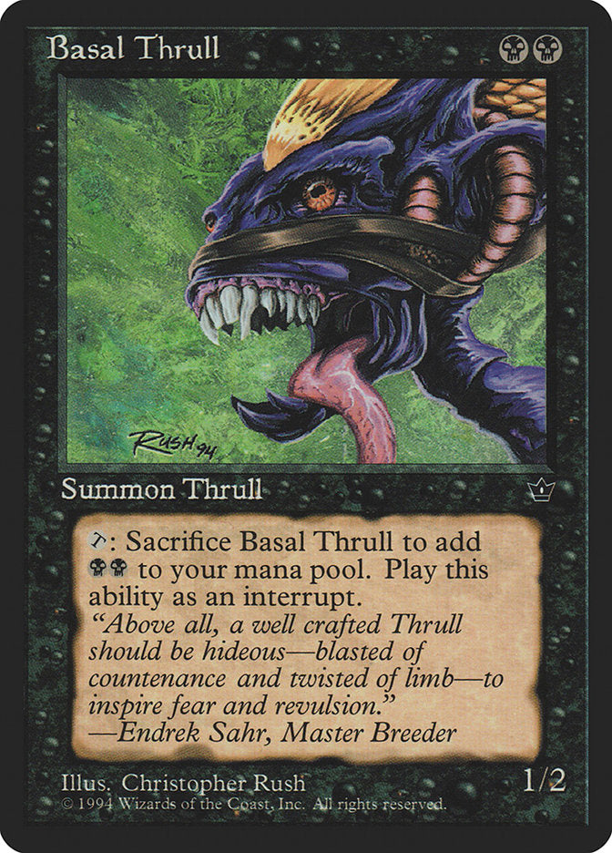 Basal Thrull (Christopher Rush) [Fallen Empires] 