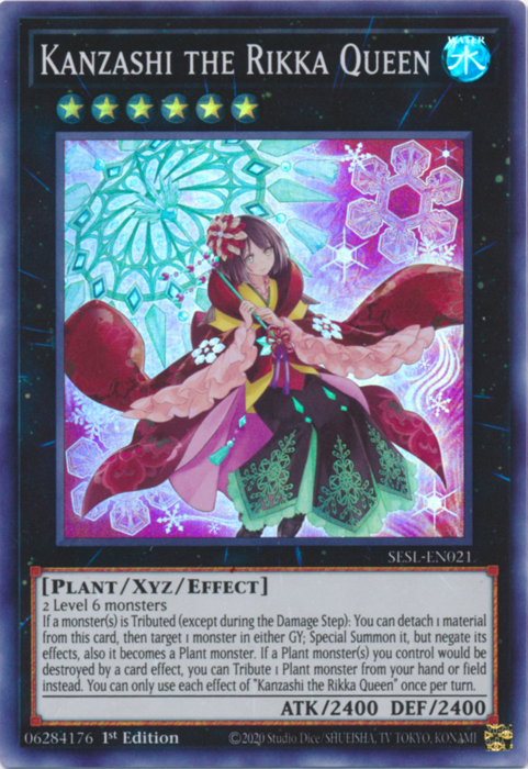 Kanzashi the Rikka Queen [SESL-EN021] Super Rare 