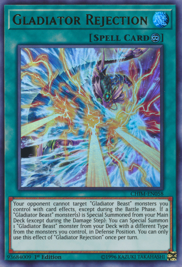 Gladiator Rejection [CHIM-EN058] Ultra Rare 