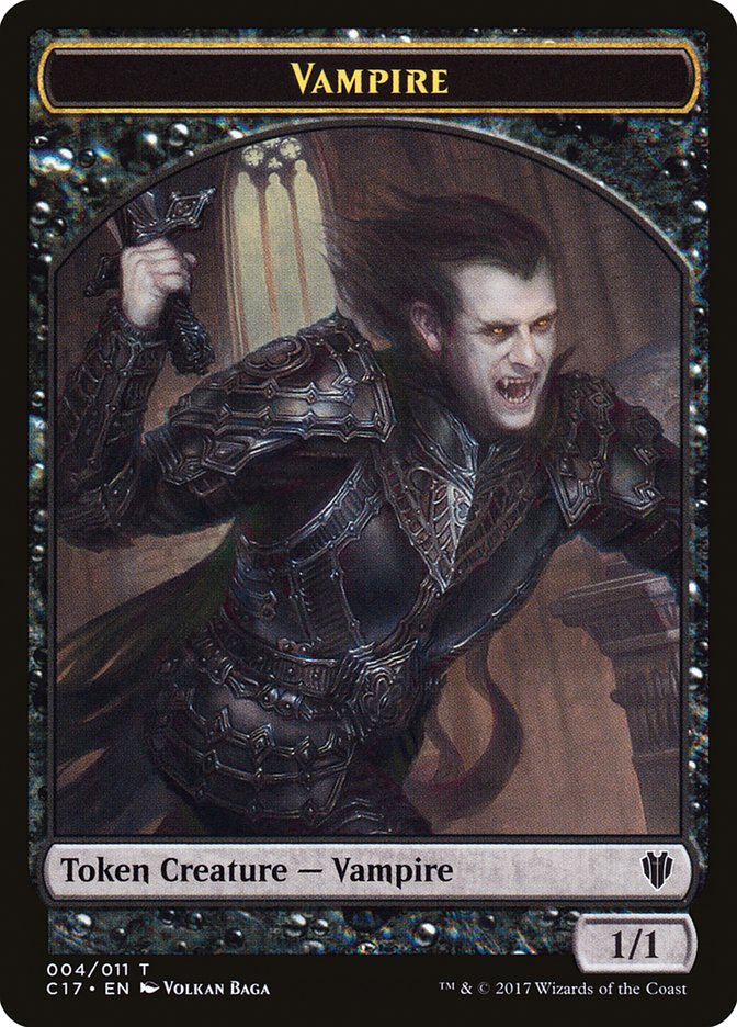 Bat // Vampire Double-Sided Token [Commander 2017 Tokens]