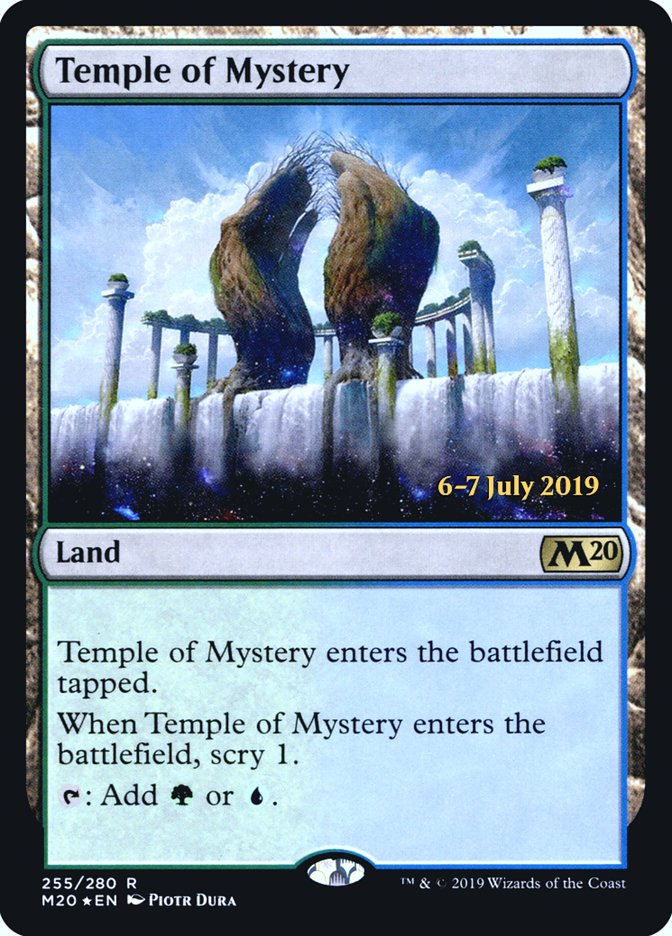 Temple of Mystery [Core Set 2020 Prerelease Promos] 