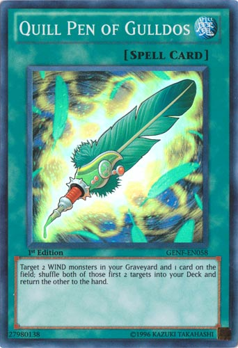 Quill Pen of Gulldos [GENF-EN058] Super Rare 
