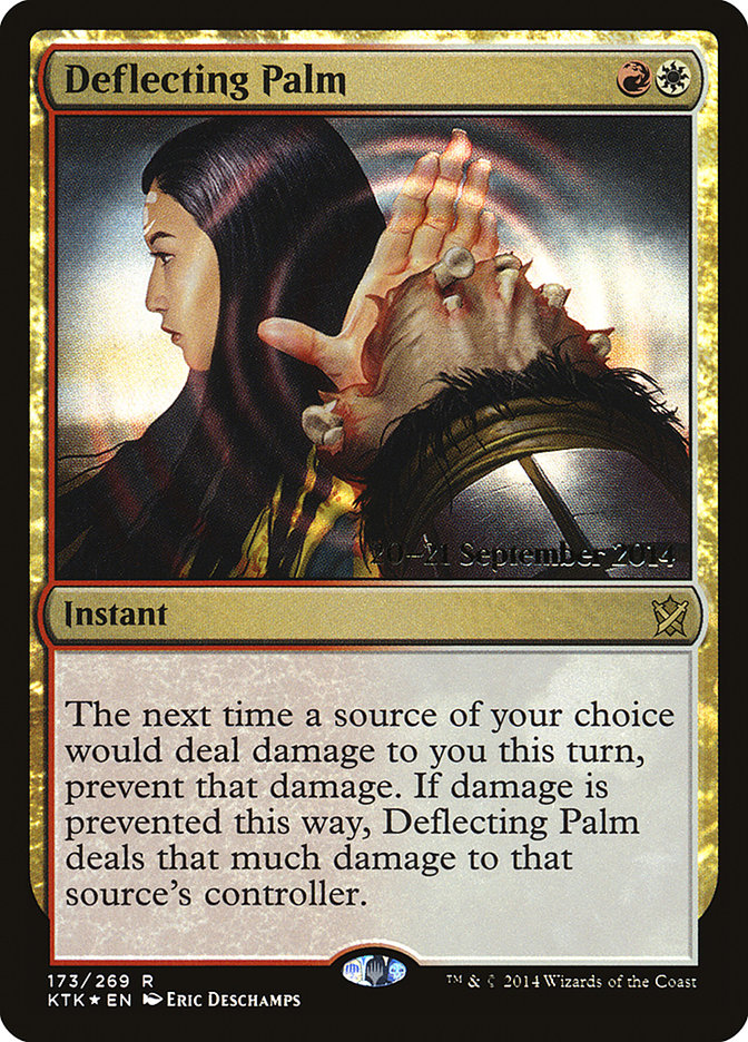 Deflecting Palm [Khans of Tarkir Prerelease Promos] 