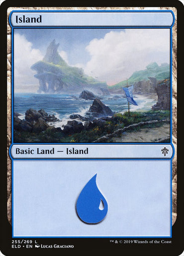 Island (255) [Throne of Eldraine] 