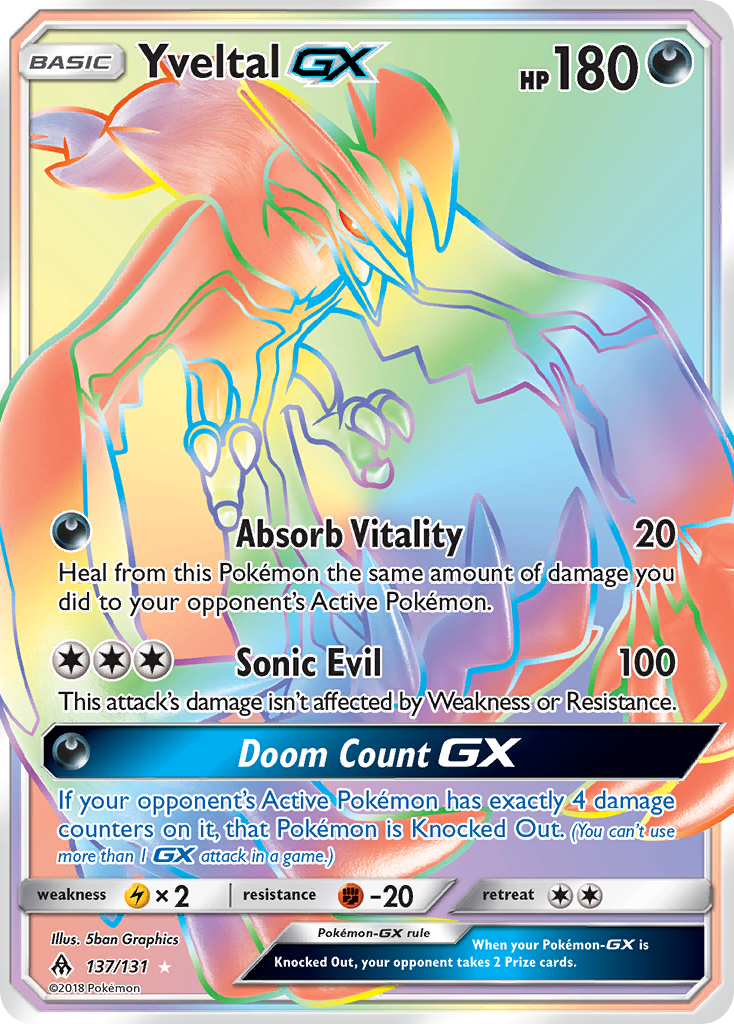 Yveltal GX (137/131) [Sun & Moon: Forbidden Light]