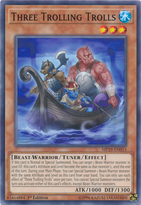 Three Trolling Trolls [MP19-EN015] Common 
