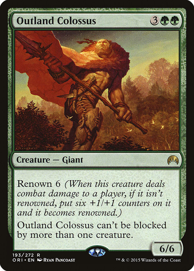 Outland Colossus [Magic Origins] 