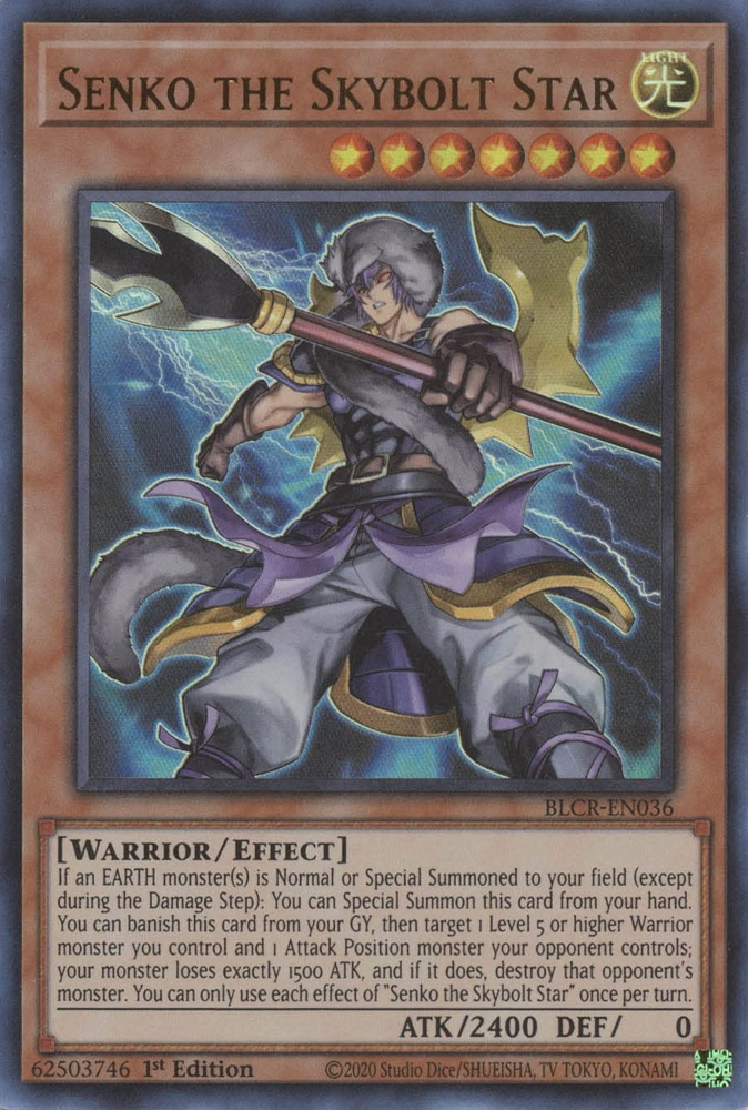 Senko the Skybolt Star [BLCR-EN036] Ultra Rare 