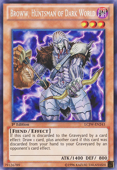 Broww, Huntsman of Dark World [LCJW-EN243] Secret Rare 