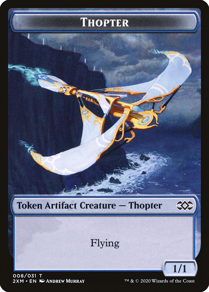 Squirrel // Thopter (008) Double-Sided Token [Double Masters Tokens] 