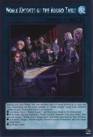 Noble Knights of the Round Table [NKRT-EN018] Platinum Rare 