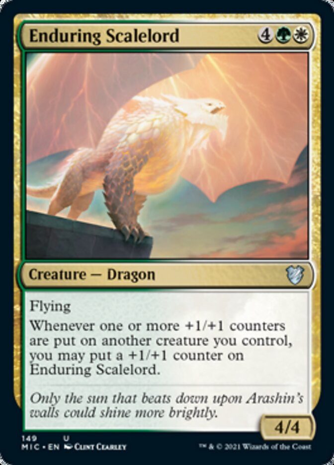 Enduring Scalelord [Innistrad: Midnight Hunt Commander] 