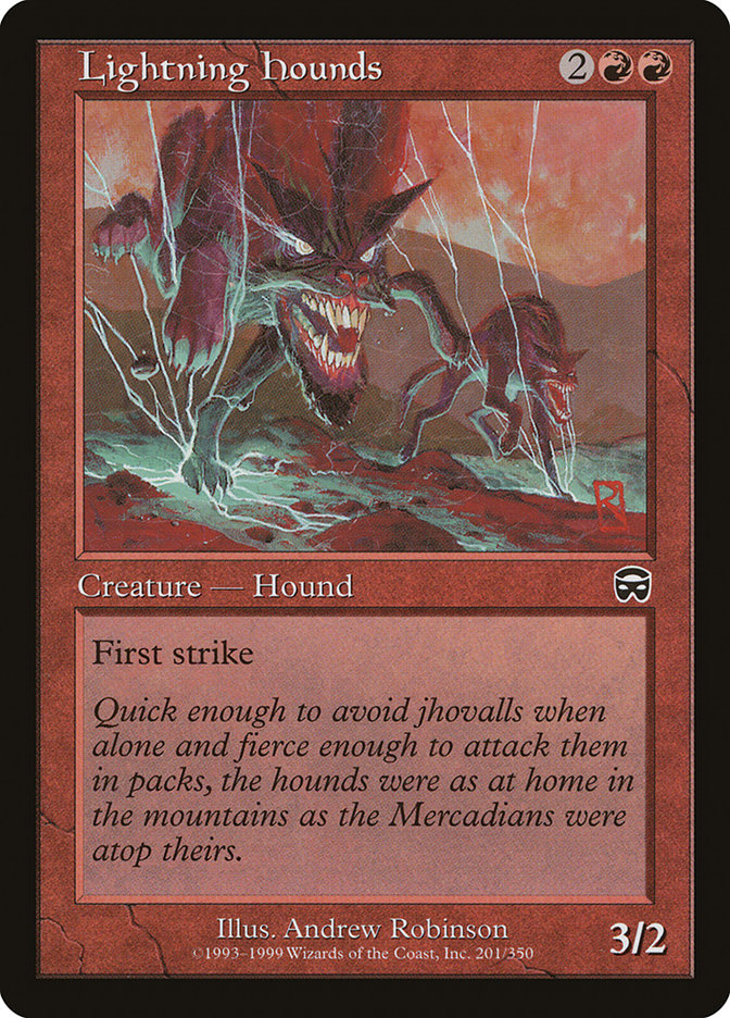 Lightning Hounds [Mercadian Masques] 