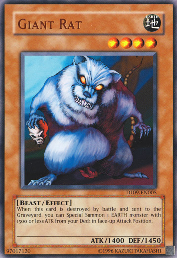 Giant Rat (Bronze) [DL09-EN005] Rare 
