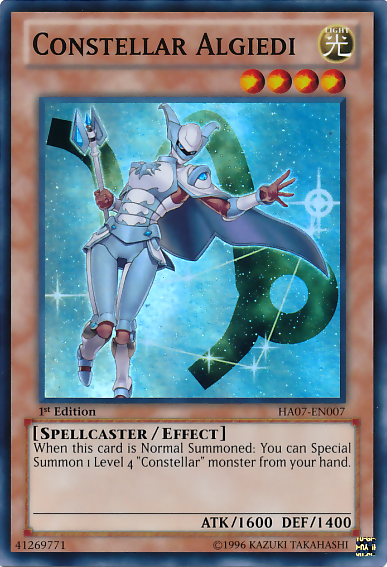 Constellar Algiedi [HA07-EN007] Super Rare 