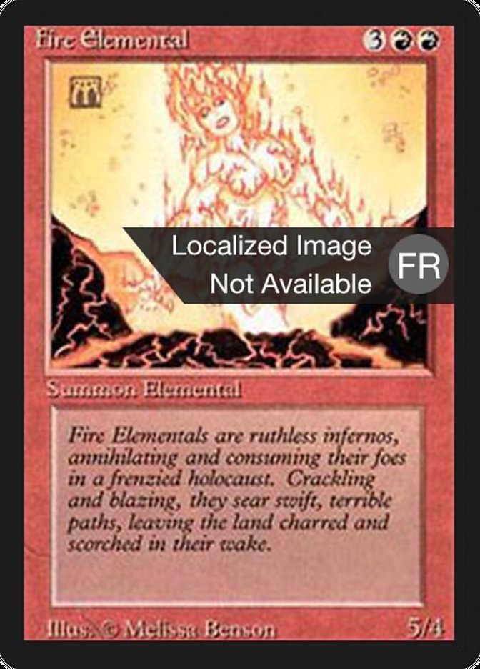 Fire Elemental [Foreign Black Border] 