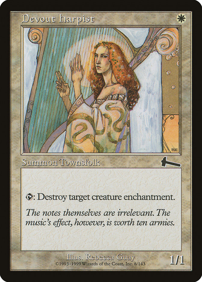 Devout Harpist [Urza's Legacy] 