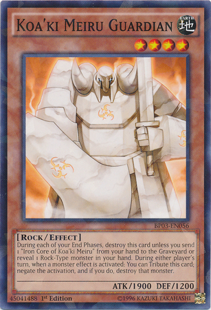 Koa'ki Meiru Guardian [BP03-EN056] Shatterfoil Rare 