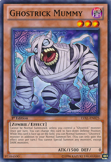 Ghostrick Mummy [LVAL-EN025] Common 