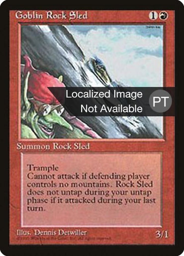 Goblin Rock Sled [Fourth Edition (Foreign Black Border)] 