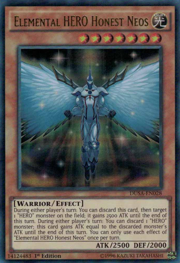 Elemental Hero Honest Neos [DUSA-EN028] Ultra Rare 