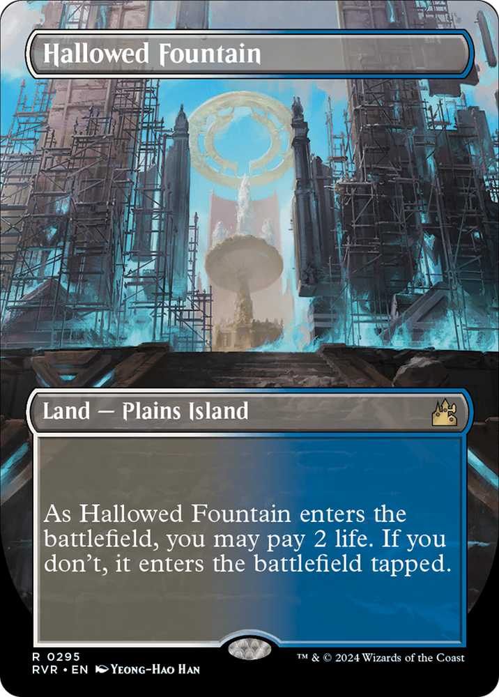 Hallowed Fountain (Borderless) [Ravnica Remastered] 