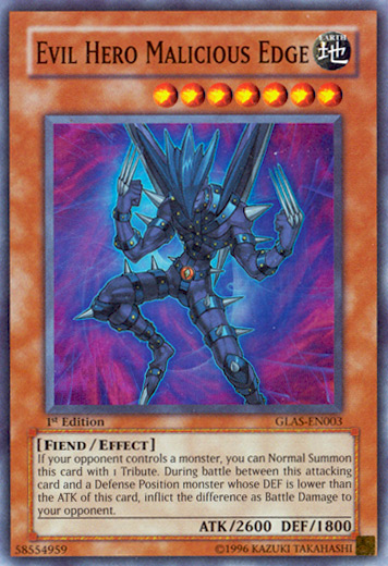 Evil Hero Malicious Edge [GLAS-EN003] Super Rare 