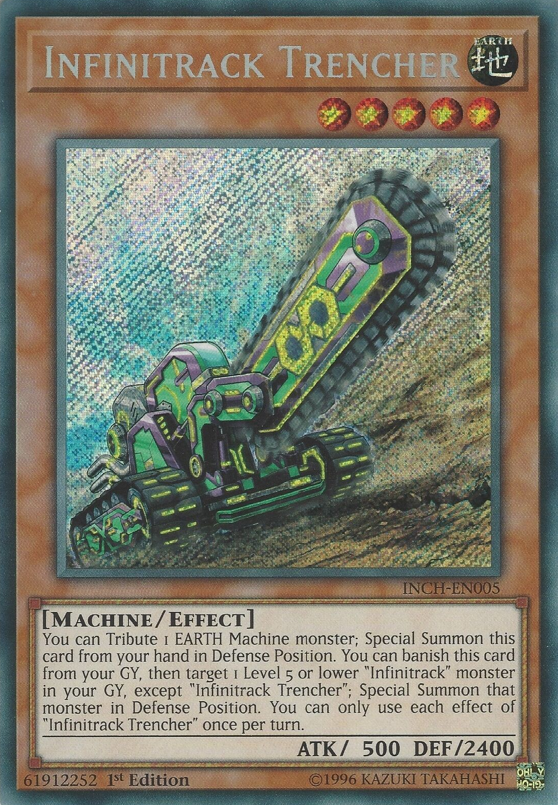 Infinitrack Trencher [INCH-EN005] Secret Rare 