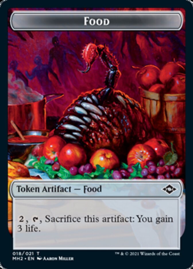 Food (18) // Thopter Double-Sided Token [Modern Horizons 2 Tokens] 