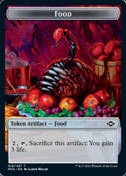 Construct // Food (18) Double-Sided Token [Modern Horizons 2 Tokens] 