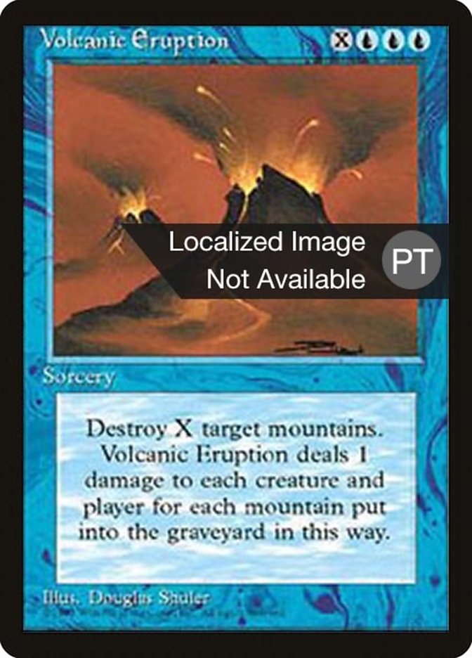 Volcanic Eruption [Fourth Edition (Foreign Black Border)] 