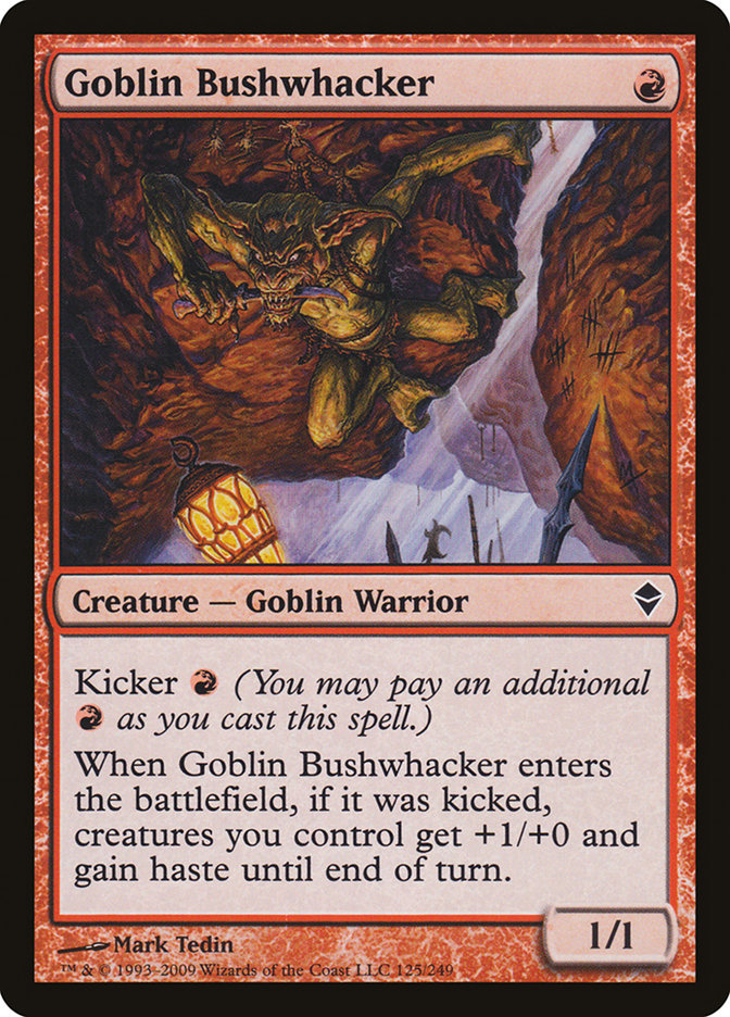 Goblin Bushwhacker [Zendikar] 