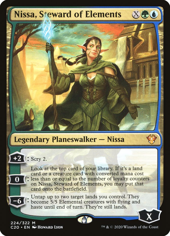 Nissa, Steward of Elements [Commander 2020] 