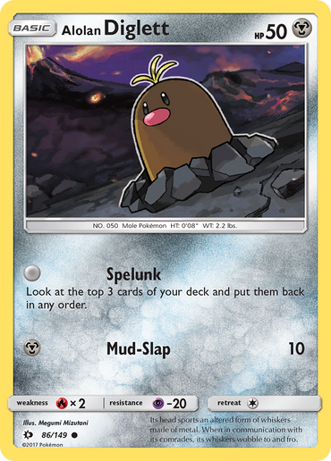 Alolan Diglett (86/149) [Sun & Moon: Base Set]