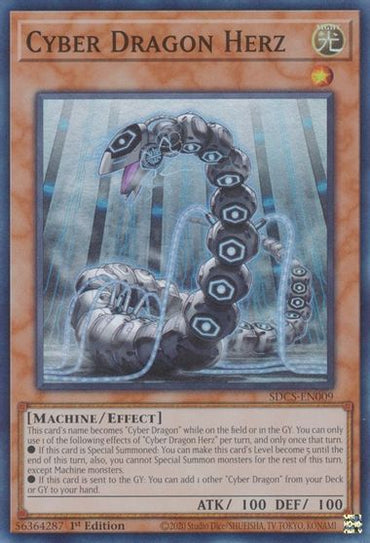Cyber ​​Dragon Herz [SDCS-EN009] Super Rare 