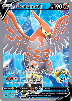 Talonflame V (168/185) [Sword & Shield: Vivid Voltage]