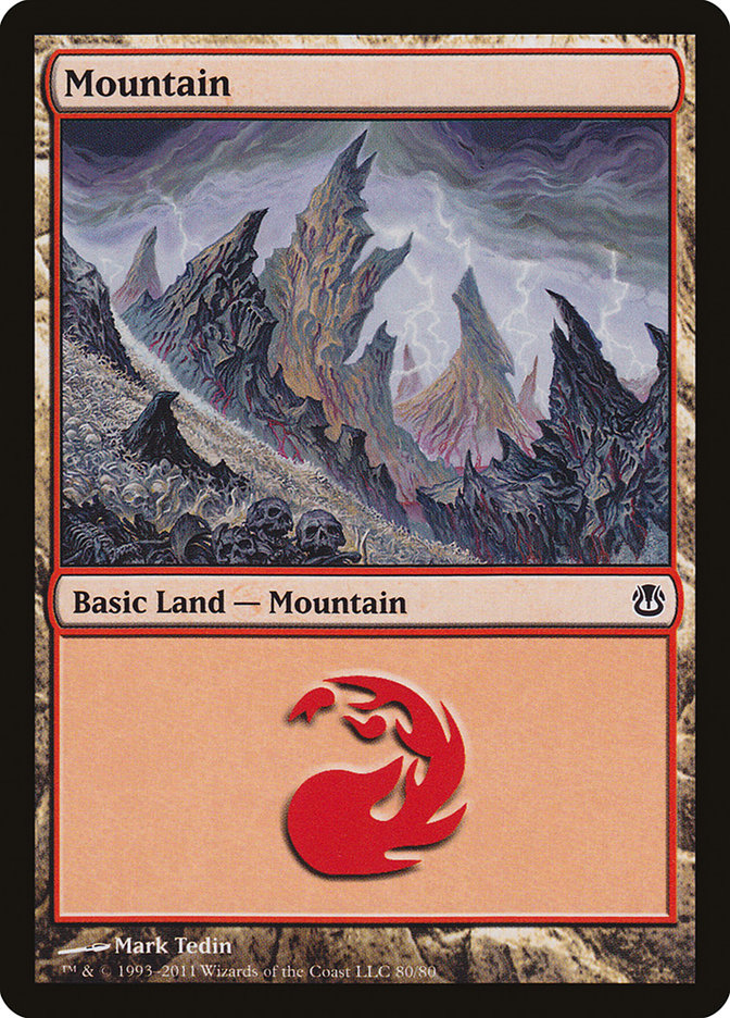 Mountain (80) [Duel Decks: Ajani vs. Nicol Bolas] 