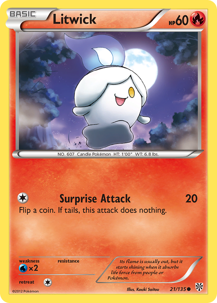 Litwick (21/135) [Black & White: Plasma Storm]