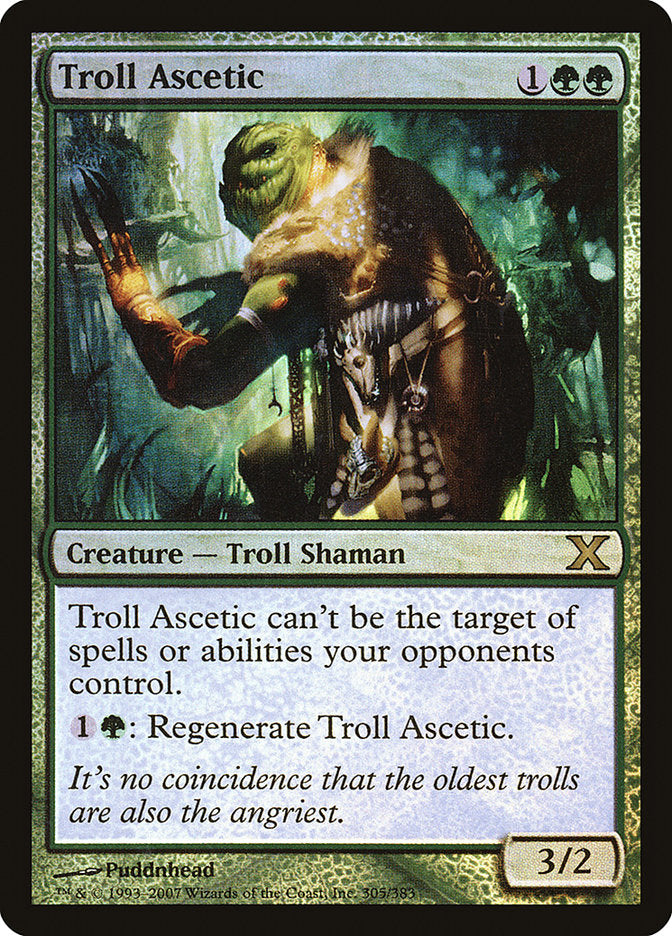 Troll Ascetic (Premium Foil) [Tenth Edition] 